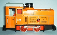the orange 013 - cogwheeled switch and black chassis