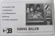 Das Spielzeug February 1969 - Traffic game