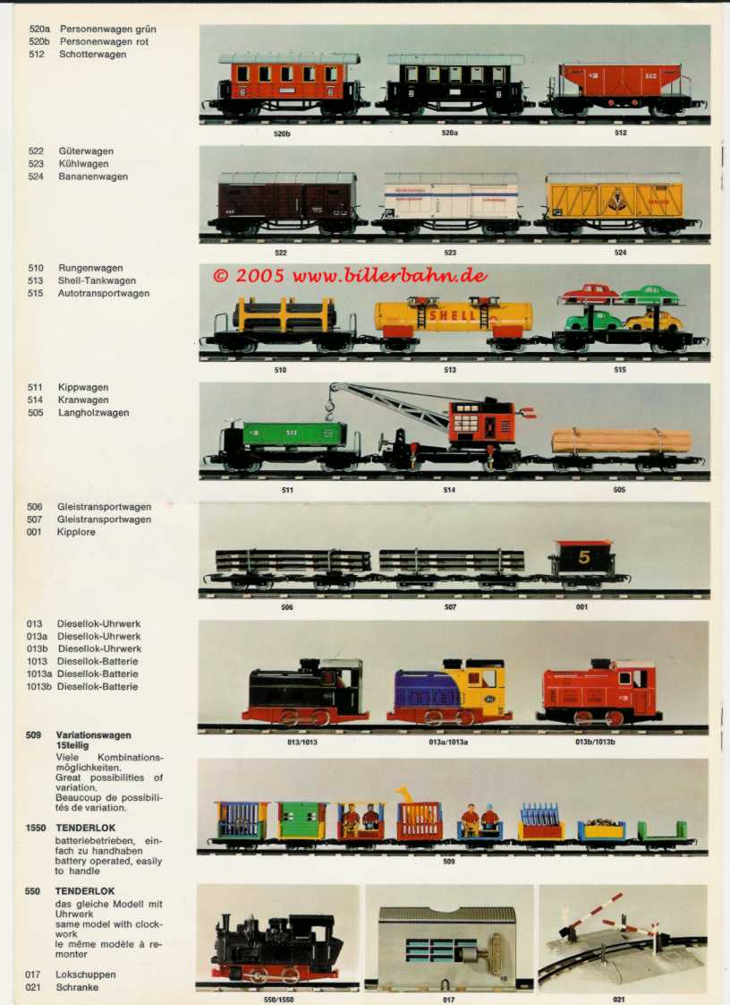 Catalogue 1972 page 3