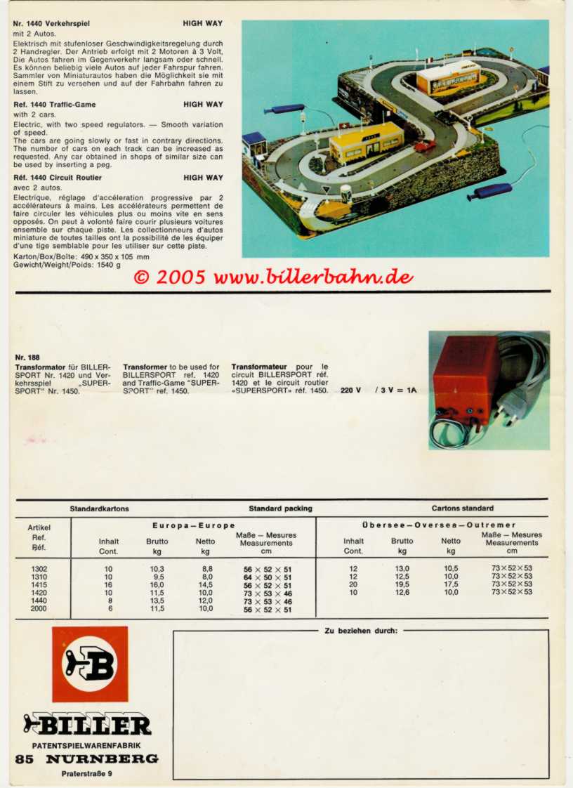 Catalogue 1973 V1 - backside